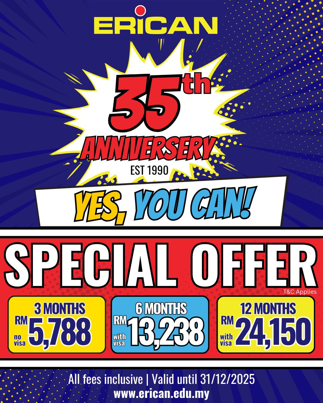 Erican Special Offer Erican Special Offer on fees